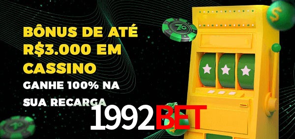 1992bet melhor bônus de depósito